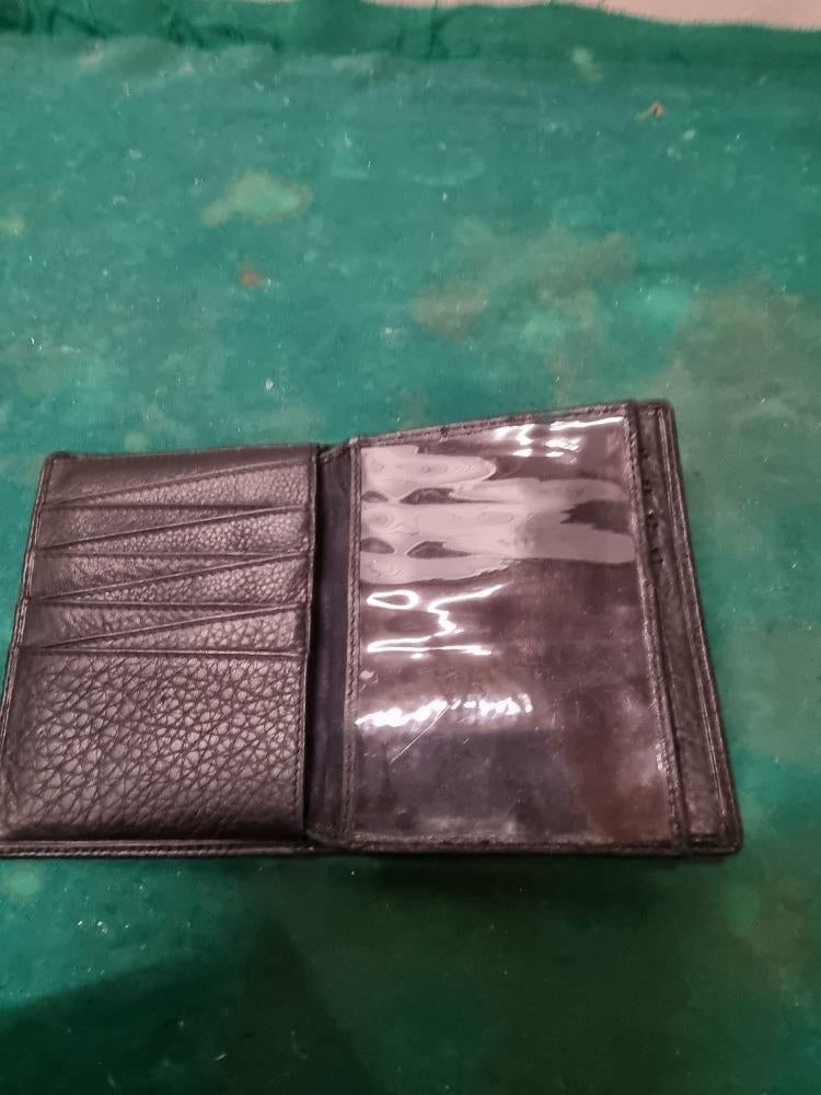 portemonee zwart leer heren, Sieraden, Tassen en Uiterlijk, Portemonnees, Ophalen of Verzenden, 'T Olde Gre-j, Info@toldegrej.nl