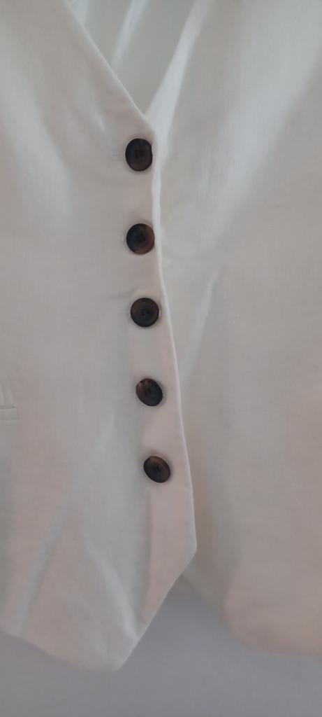 Zara wit linnen gilet maat 40, Kleding | Dames, Maat 38/40 (M), Nieuw, Ophalen of Verzenden, Zonder mouw