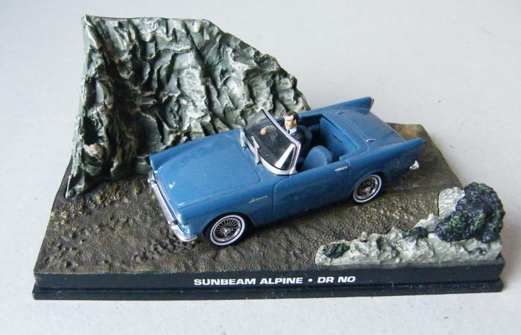 James Bond model auto Sunbeam Alpine Dr No, Ophalen of Verzenden, Zo goed als nieuw, Film, Beeldje, Replica of Model
