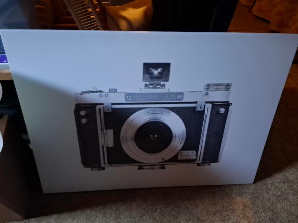 Ikea wanddecoratie fototoestel, Ophalen