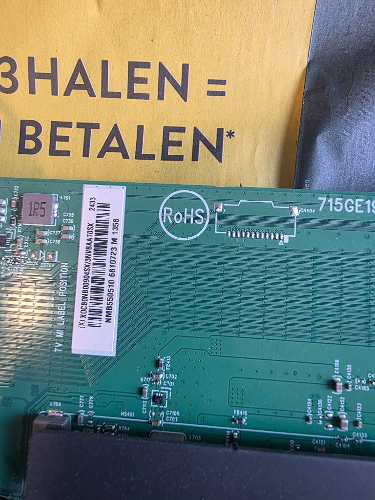 GETEST Mainboard Philips 65PUS8909/12 4K Ambilight |Werkend, Ophalen of Verzenden, Zo goed als nieuw