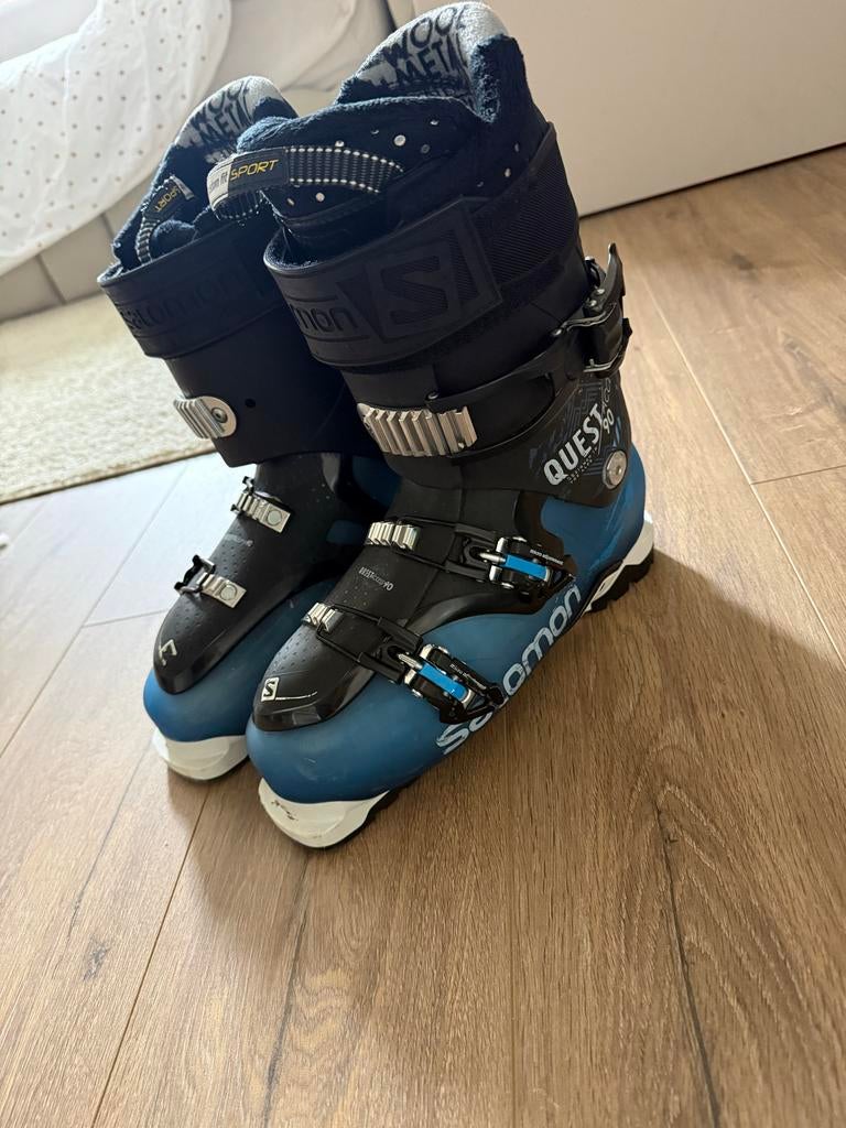 Salomon Quest 90 ski schoenen maat 28-28,5, Sport en Fitness, Skiën en Langlaufen, 160 tot 180 cm, Schoenen, Zo goed als nieuw
