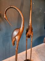 Stel kraanvogel brons messing groot formaat, Ophalen