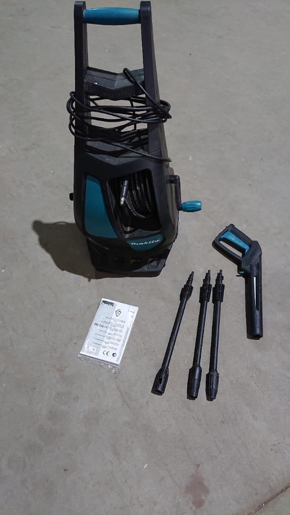 ZGAN GOEDWERKENDE MAKITA HW 121 HOGEDRUKREINIGER, Tuin en Terras, Hogedrukreinigers, Ophalen, Met autostop en -start, Zo goed als nieuw