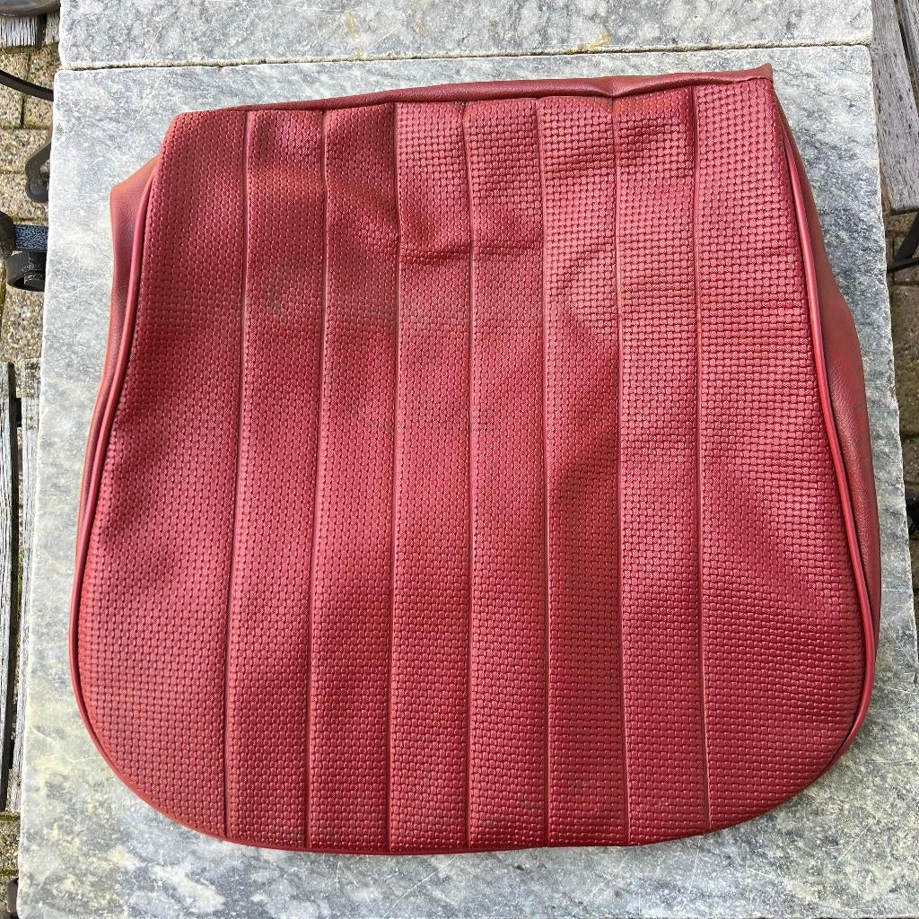 VW Beetle stoelbekleding voor, onder, rood gevlochten leer, Ophalen of Verzenden, Gebruikt
