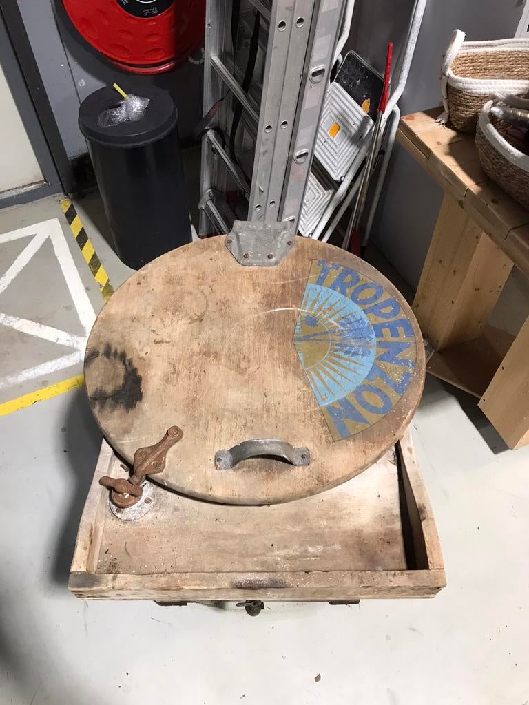 Antieke decoratieve wasmachine, Antiek en Kunst, Ophalen of Verzenden