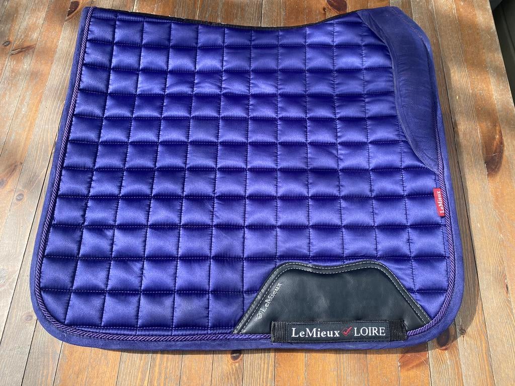 Zgan LeMieux Loire dressage square middenblauw maat L, Full (L), Dressuurdekje, Ophalen of Verzenden, Zo goed als nieuw