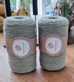 Macrame garen. 2 grote klossen a 500 gram nieuw, Hobby en Vrije tijd, Breien en Haken, Ophalen of Verzenden, Nieuw, Breien of Haken