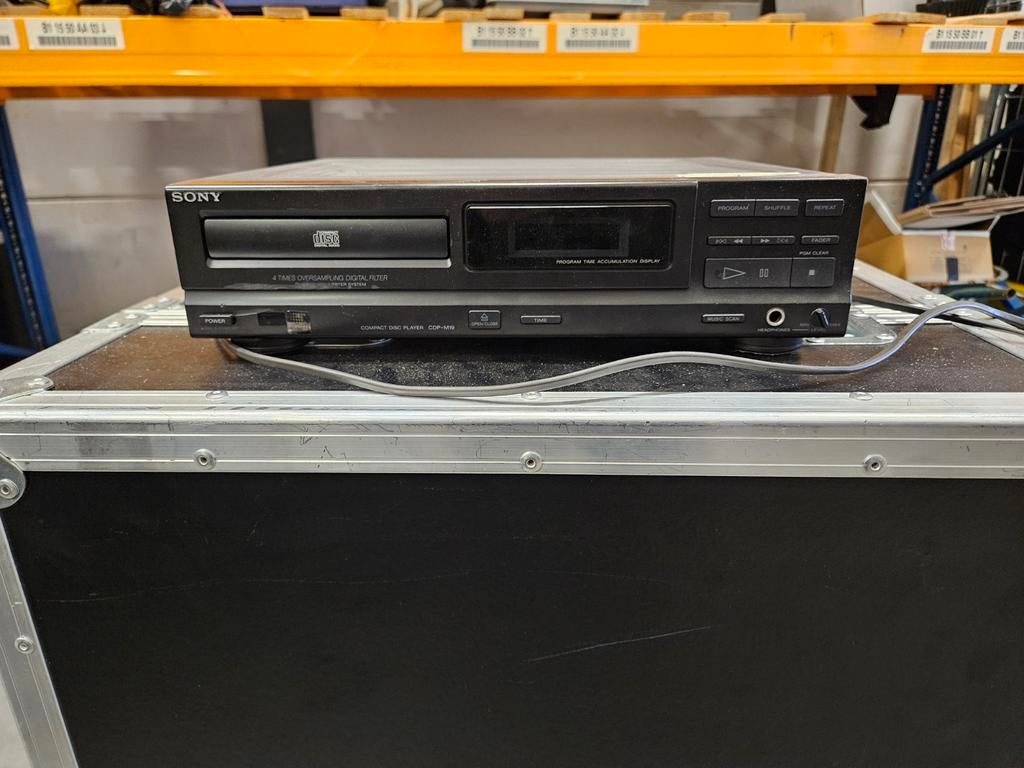 Sony CDP-M19 Compact Disc Speler - Goede Staat, Audio, Tv en Foto, Cd-spelers, Ophalen, Gebruikt, Sony