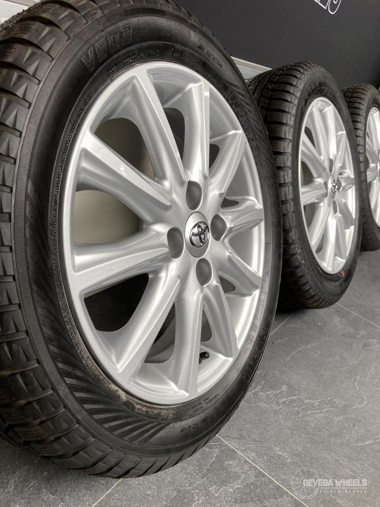 15” originele Toyota Aygo velgen + winterbanden 4x100 PW457-, Auto-onderdelen, Banden en Velgen, Gebruikt, 15 inch, -, -