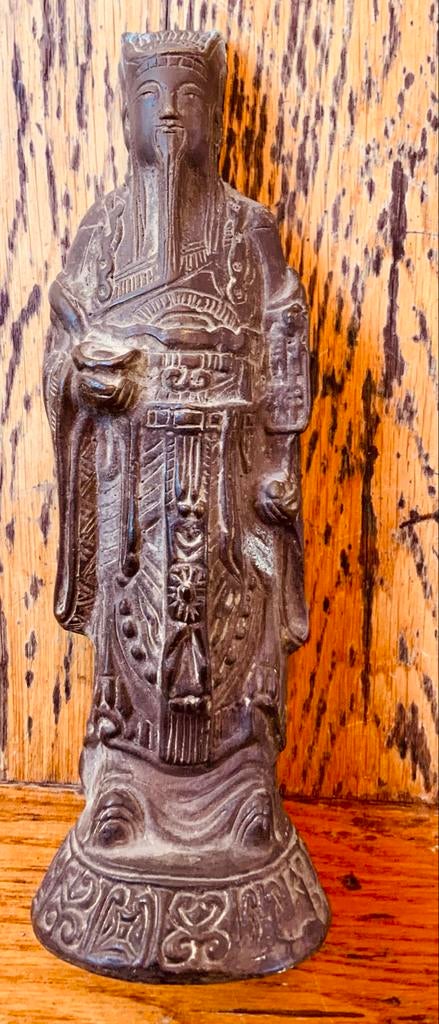 Bronzen Chinees Boeddhistisch/Taoïstisch Beeldje, Antiek en Kunst, Ophalen of Verzenden