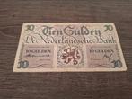 Biljet 10 gulden geldzuivering Lieftinck, 1945, Ophalen of Verzenden, 10 gulden
