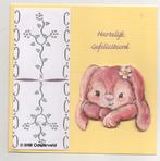 3D Kaart Hobbydots 6  Konijn, Ophalen of Verzenden, Nieuw, Overige thema's