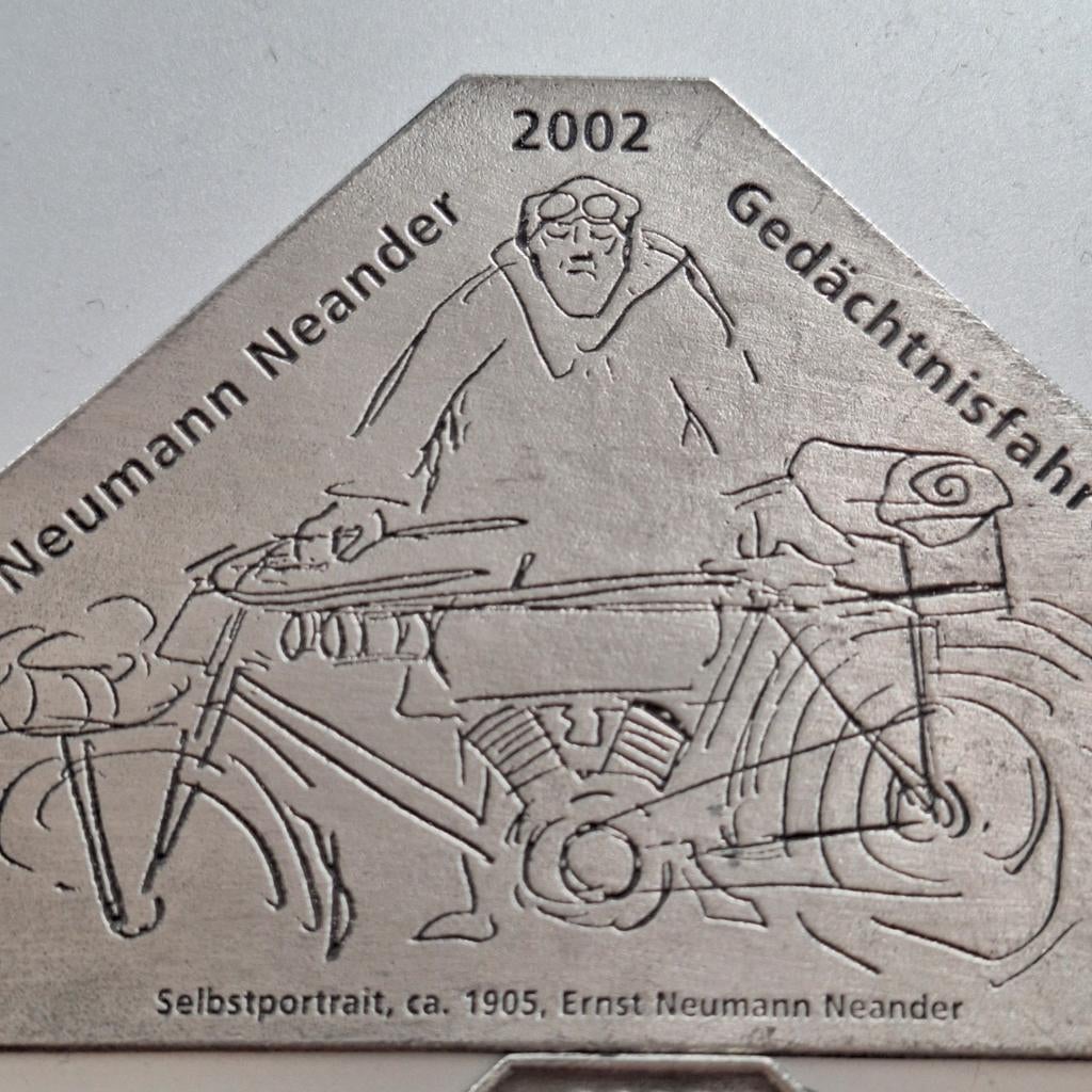 Neumann Neander Gedächtnisfahrt schildjes emblemen, Ophalen, Gebruikt