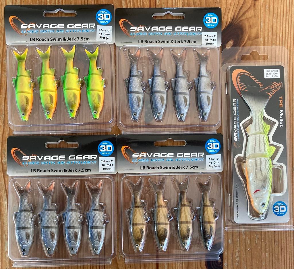 Mooie set voor snoek, snoekbaars en baars, Ophalen, Nieuw, Complete set
