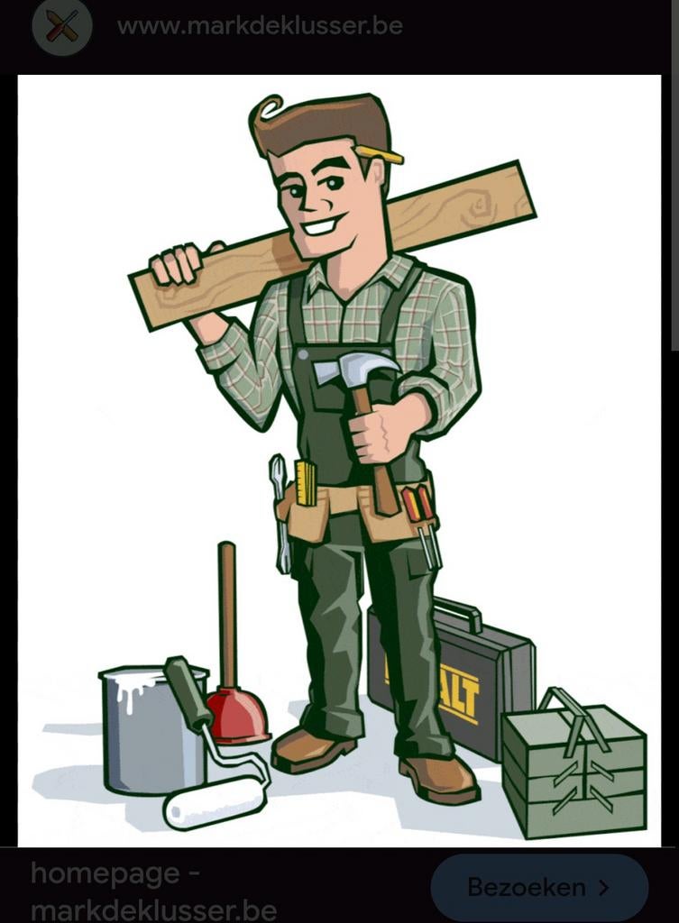 Klusser/timmerman/electricien/schilder