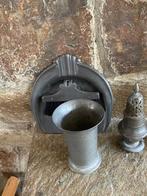 Antieke tinnen set  brocante decoratie, Antiek en Kunst, Ophalen