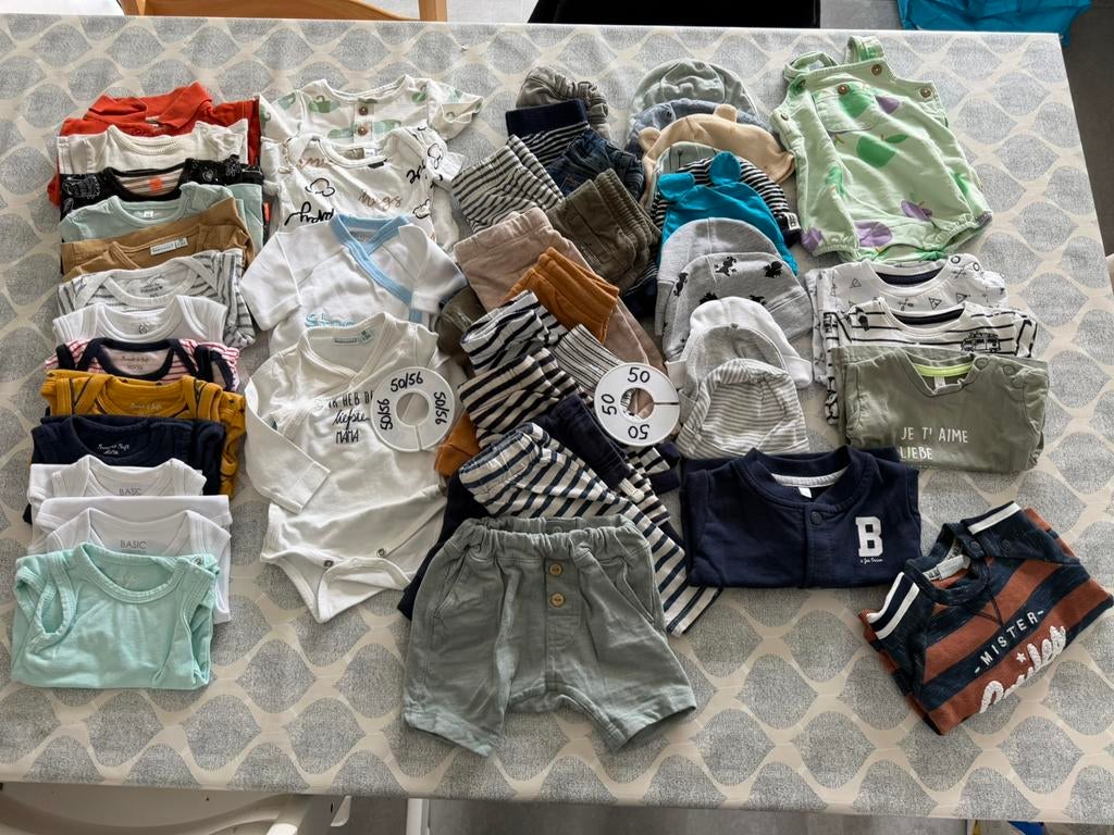 Groot kleding pakket 1 newborn 50/56, Ophalen of Verzenden, Gebruikt, Maat 50