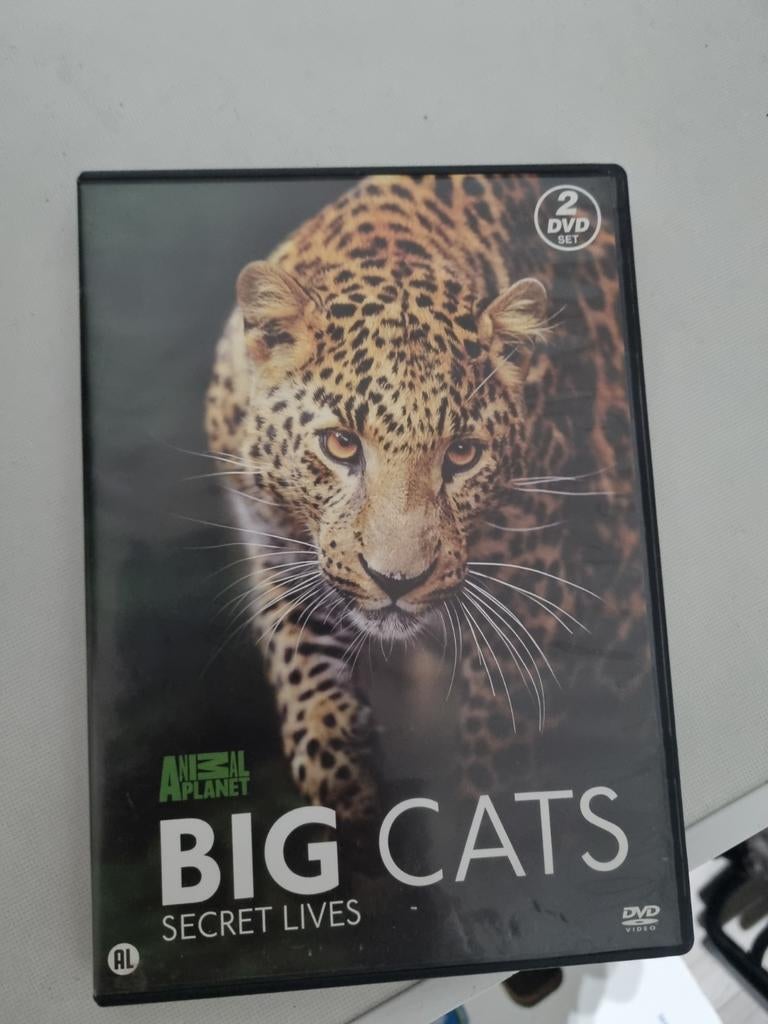 Dvd big cats animal planet bijna gratis, Alle leeftijden, Ophalen of Verzenden, Zo goed als nieuw, Natuur