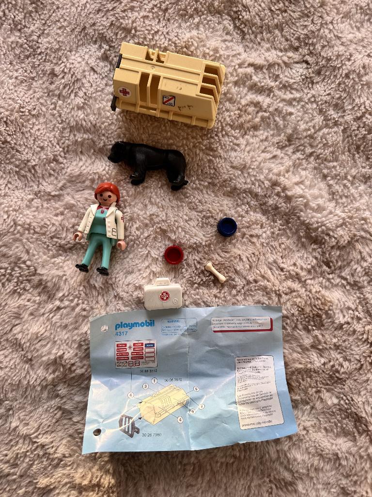 Playmobil dierenarts, Ophalen of Verzenden, Gebruikt, Complete set