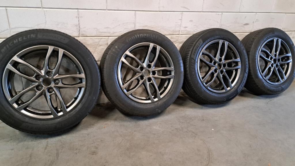 Lichtmetalen velgen Renault Captur Kadjar Symbioz 215/60/17, Auto-onderdelen, Banden en Velgen, Banden en Velgen, 17 inch, Ophalen of Verzenden