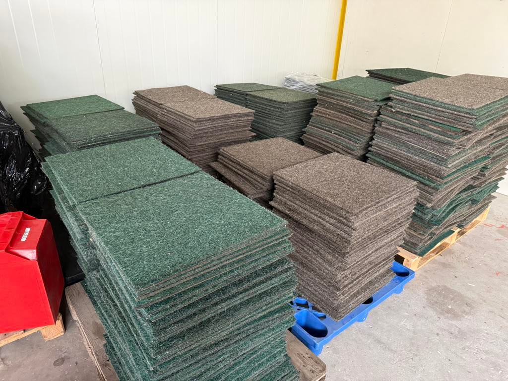 Heuga Felt S tapijttegels 50x50cm GEBRUIKT diverse voorraad, Huis en Inrichting, Stoffering | Vloerbedekking, Ophalen, Gebruikt