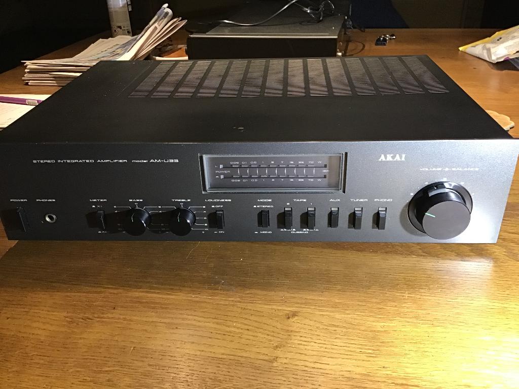 Akai versterker AM-U33, Audio, Tv en Foto, Versterkers en Receivers, Gebruikt, Stereo, 120 watt of meer, Overige merken, Ophalen