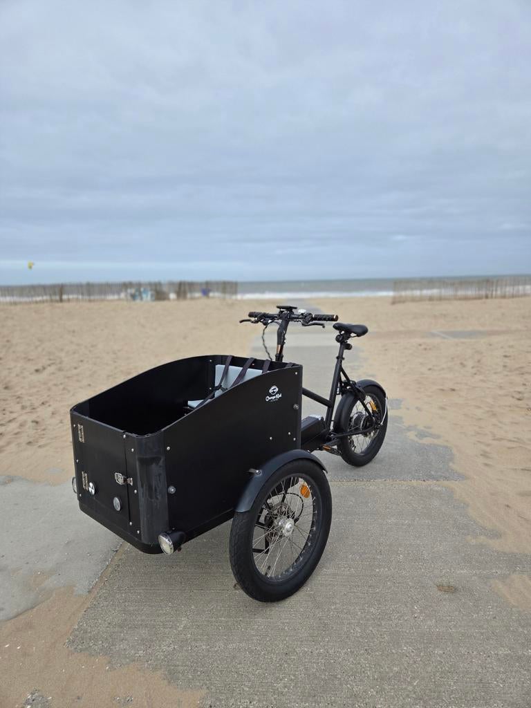 Cargokid elektrische bakfiets + nieuwe accu (incl garantie), Gebruikt, Huif, 2 kinderen, Ophalen