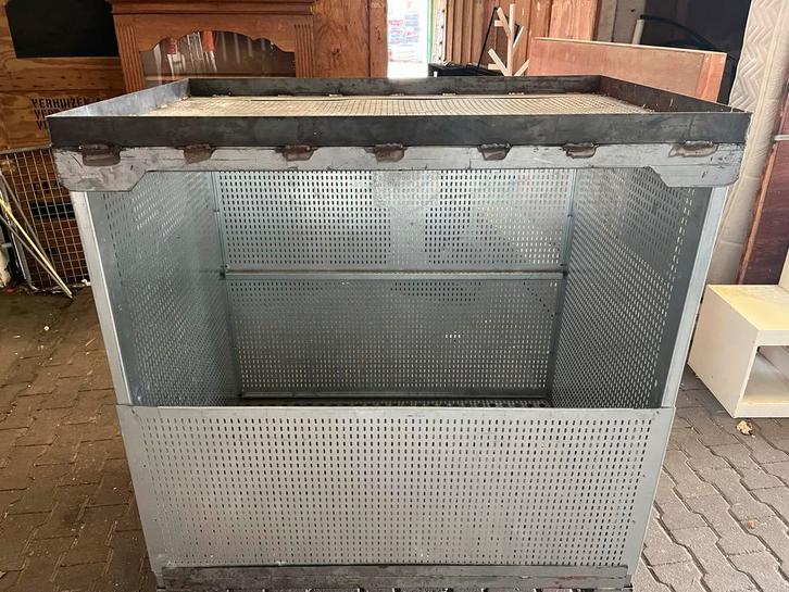 Sterke verrijdbare kooi met afneembare bovenkant, Doe-het-zelf en Verbouw, Transportwagens, Gebruikt, Transportkar, 100 liter of meer