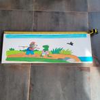 Kikker en Eend Schilderij 90x30 - Kinderschilderij, Ophalen