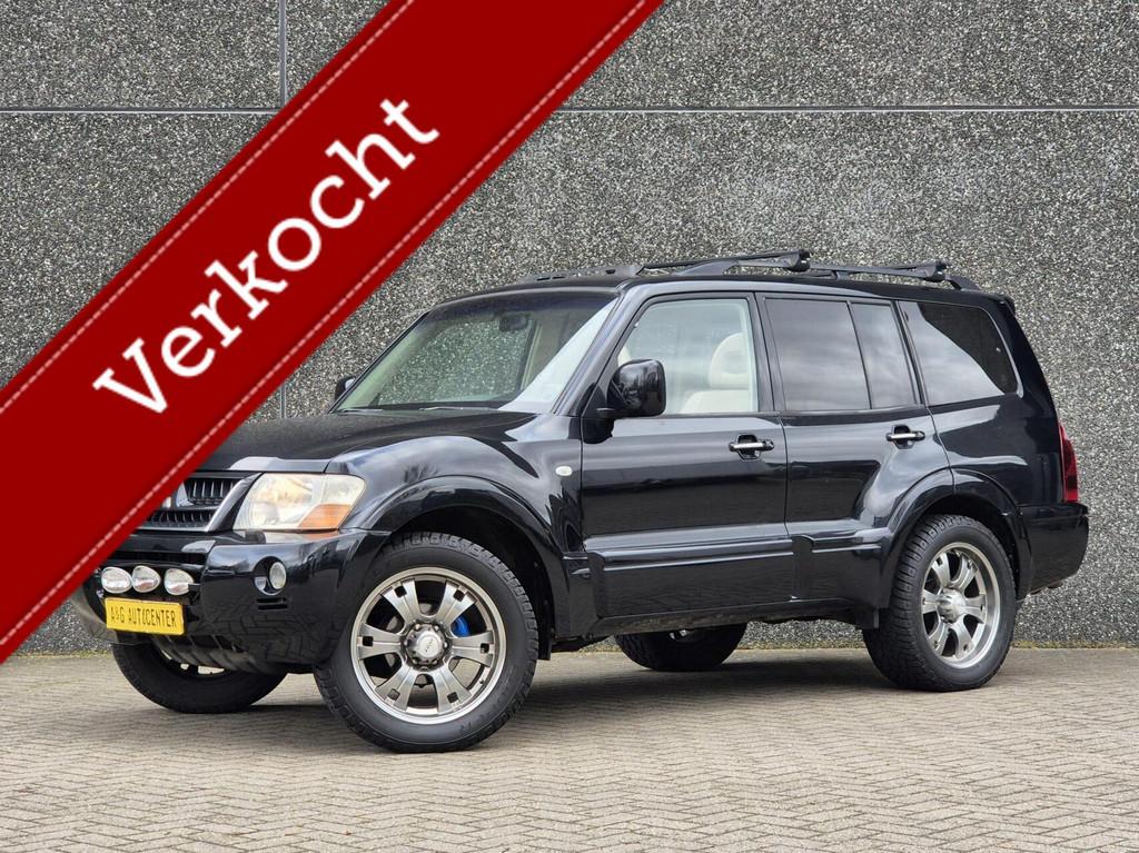 Mitsubishi Pajero 3.5 V6 7 Pers/1e Eig/Leer/Pano/203 PK/Vol, Automaat, Stoelverwarming, Gebruikt, Zwart