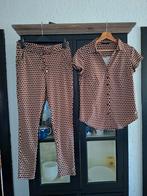 Lady Day tweedelige set: Blouse & Broek (Maat M), Kleding | Dames, Broeken en Pantalons, Ophalen of Verzenden, Zo goed als nieuw