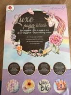 4 stuks Luxe Papier Block - Decotime Nieuw!, Hobby en Vrije tijd, Scrapbooking, Ophalen, Nieuw, Papier of Karton, Overige merken