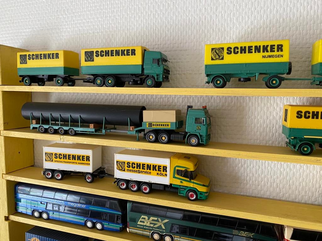 12x Herpa 1:87, Hobby en Vrije tijd, Modelauto's | 1:87, Ophalen of Verzenden, Zo goed als nieuw, Bus of Vrachtwagen, Herpa