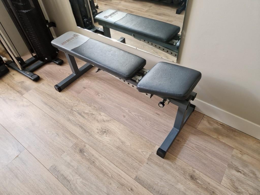 Fitness set dumbells, bankje, single cable pulley station, Sport en Fitness, Ophalen, Gebruikt, Benen, Overige typen