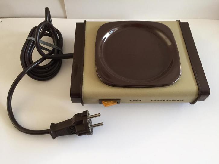 Douwe Egberts warmhoudplaatje aan en uit schakelaar ( bruin), Huis en Inrichting, Keuken | Keukenbenodigdheden, Zo goed als nieuw