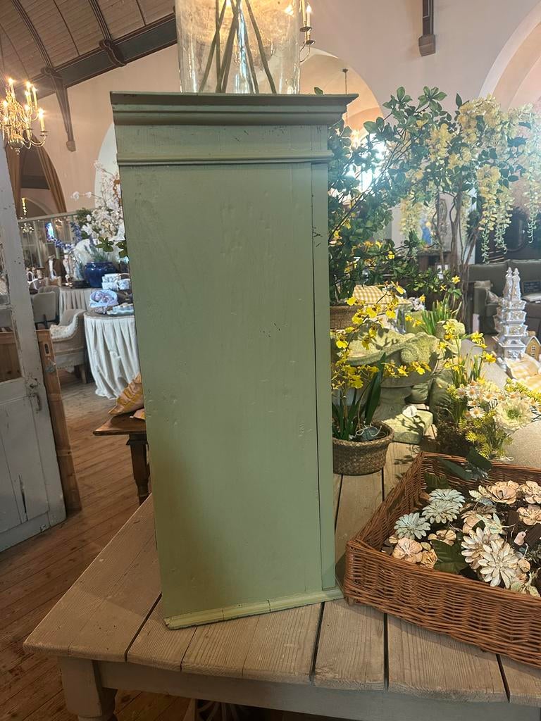 Groen kastje met deur landelijke stijl, Huis en Inrichting, Ophalen, Gebruikt, -, -