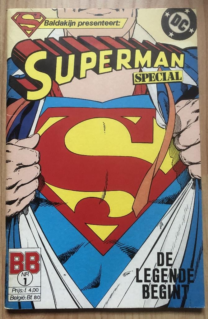 SUPERMAN - SUPERMAN SPECIAL - DC - BB NR. 1 - 1987, Eén stripboek, Ophalen of Verzenden, Zo goed als nieuw