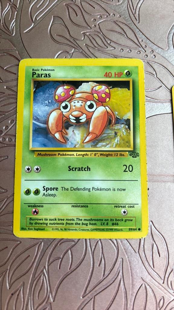 Pokemonkaart Paras (EN), Ophalen of Verzenden, Zo goed als nieuw