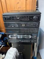 Sneider Muziektoren met Platenspeler, CD, Dubbel Cassettedec, Audio, Tv en Foto, Stereo-sets, Ophalen, Gebruikt, Cassettedeck