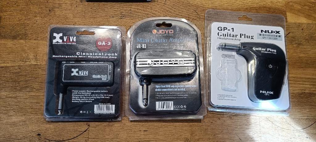 XVive / Joyo / NUX mini gitaar hoofdtelefoon amp, Ophalen of Verzenden, Gebruikt, Distortion, Overdrive of Fuzz