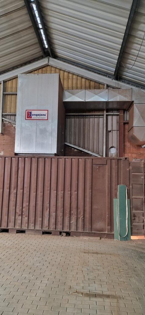 Stofafzuiging, filterkast, warmte terugwinning, zeecontainer, Ophalen, Gebruikt, Afzuiger