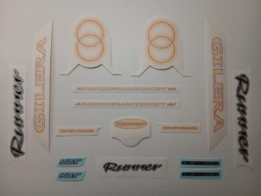 Gilera Runner FXR DD stickerset compleet, Ophalen of Verzenden