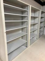 3 Stalen kasten met stalen lamellen - 128x45x195 cm, Ophalen, Gebruikt, 100 tot 150 cm, Meerdere deuren