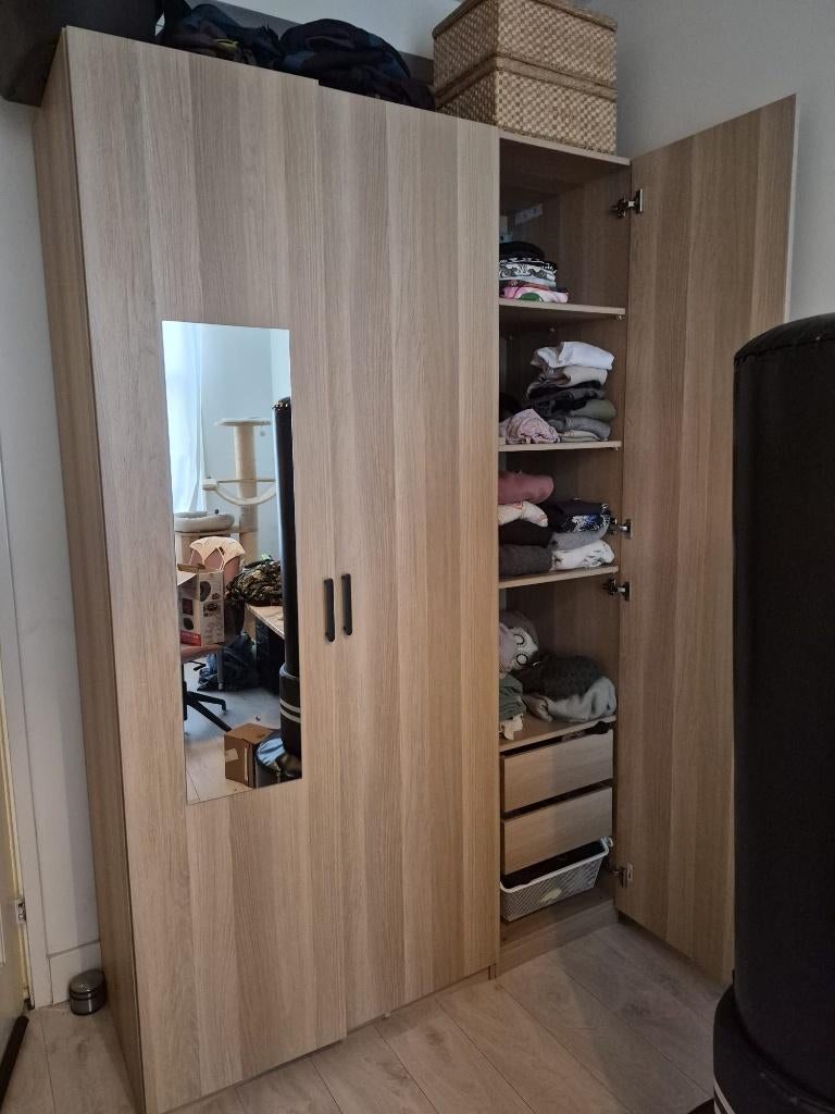 Kledingkast pax groot, Huis en Inrichting, Ophalen, Zo goed als nieuw, 50 tot 75 cm, 200 cm of meer