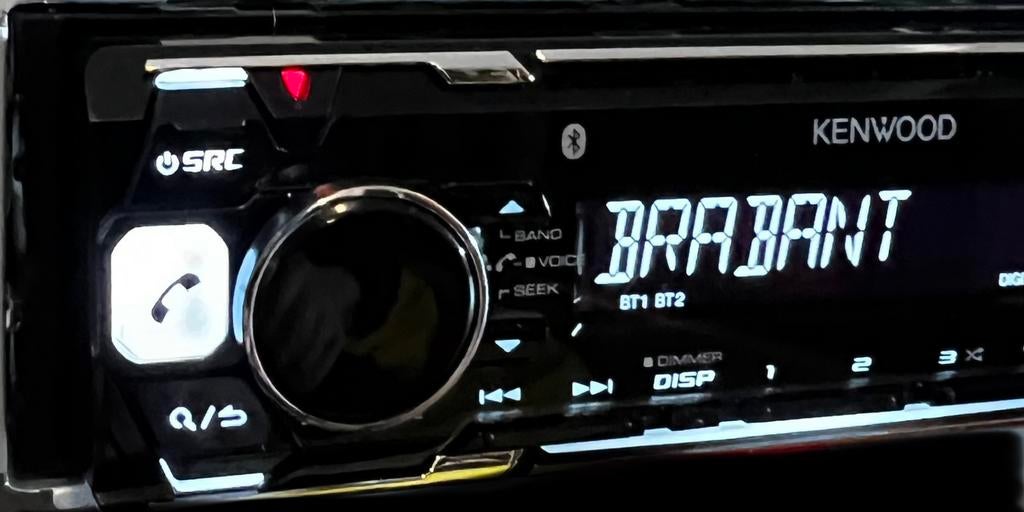 Autoradio Kenwood KMM-BT502DAB met Bluetooth&DAB FUNCTIE, Ophalen of Verzenden, Zo goed als nieuw