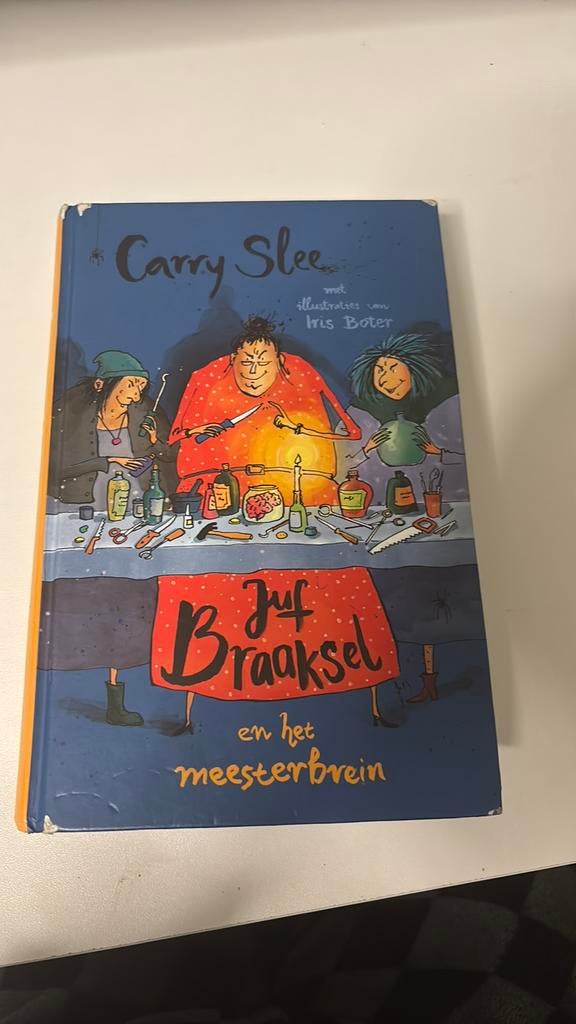 Carry Slee - Juf Braaksel en het meesterbrein(deel3), Boeken, Kinderboeken | Jeugd | onder 10 jaar, Fictie algemeen, Carry Slee