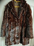 Vintage nertsen bontjas, Kleding | Dames, Jassen | Winter, Ophalen of Verzenden, Gedragen, Maat 38/40 (M), Bruin