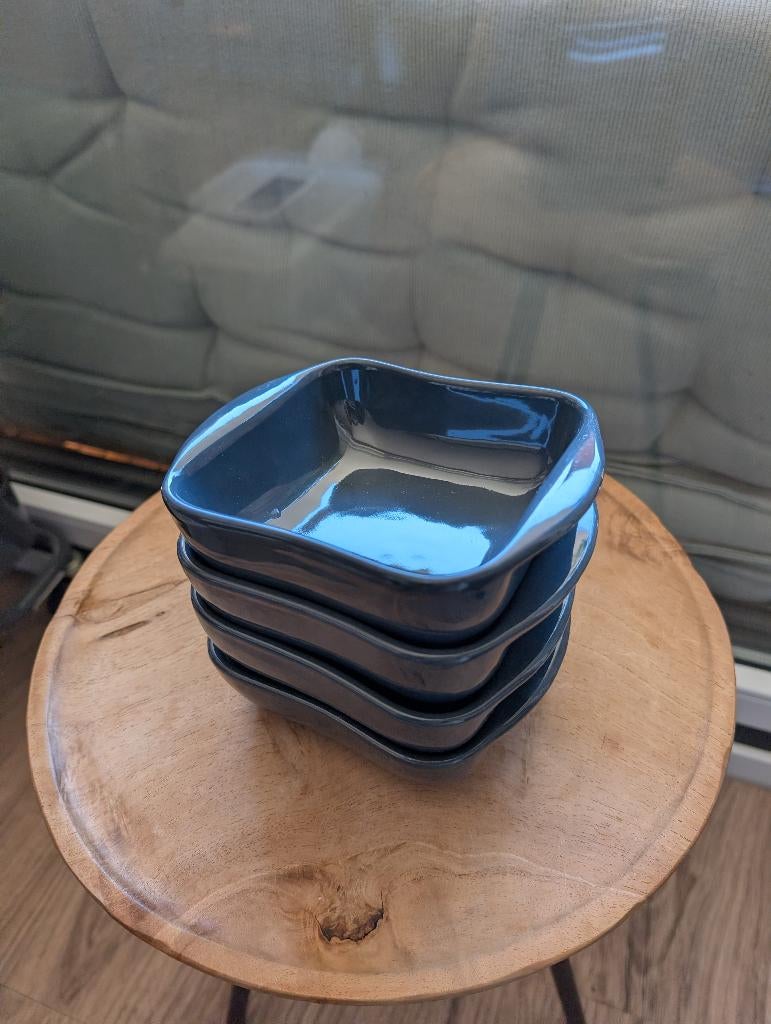 Ovenschaaltjes (4 stuks), Huis en Inrichting, Keuken | Servies, Ophalen, Effen, Aardewerk, Schaal of Schalen