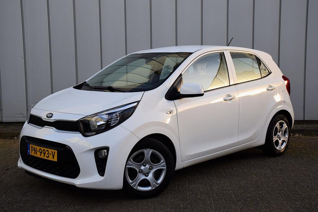 Kia Picanto 1.0 CVVT EconomyPlusLine*2e eigenaar*75Dkm*5drs*, Auto's, Start-stop-systeem, Stof, Gebruikt, Euro 6